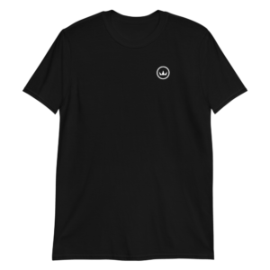 Circled Crown – Short-Sleeve Unisex T-Shirt