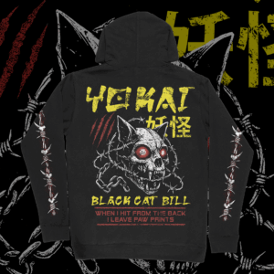 Tour Exclusive “Barbed Wire Cat” Yokai Hoodie