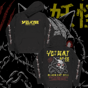 Tour Exclusive “Barbed Wire Cat” Yokai Hoodie