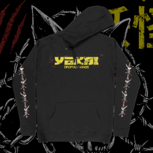 Tour Exclusive “Barbed Wire Cat” Yokai Hoodie